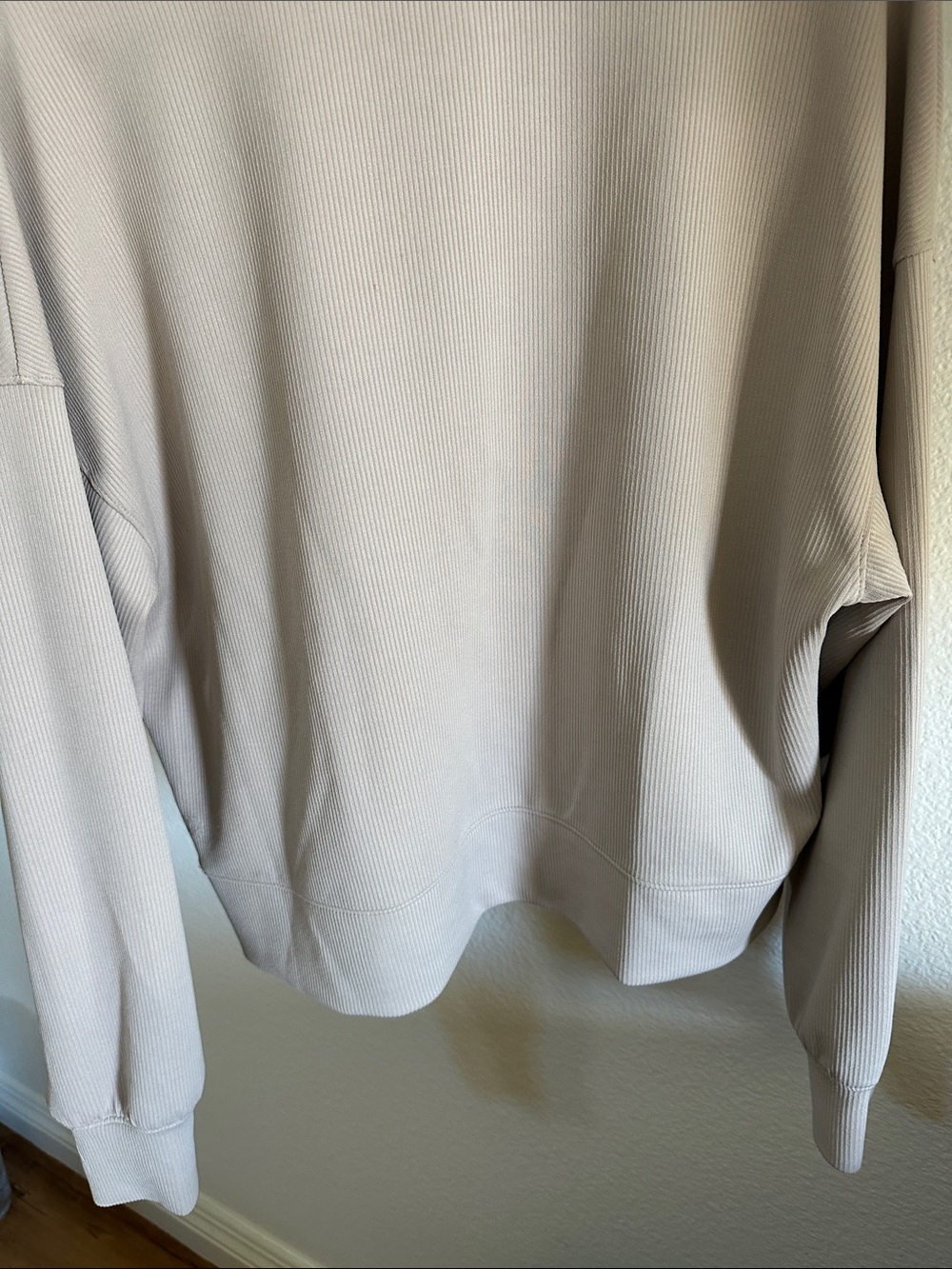 All in Motion Half Zip Beige Sweatshirt - Picture 6 of 11